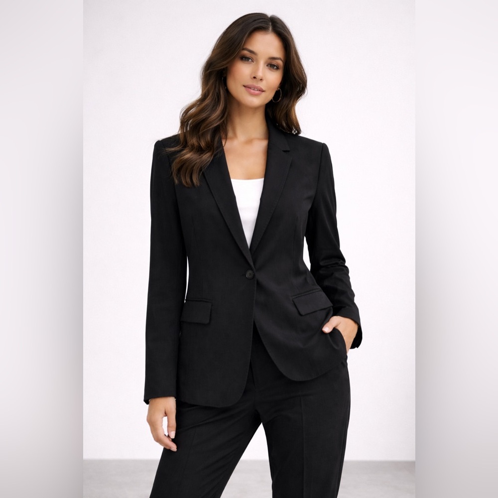 JOSEPH SINGLE BUTTON WOOL BLAZER